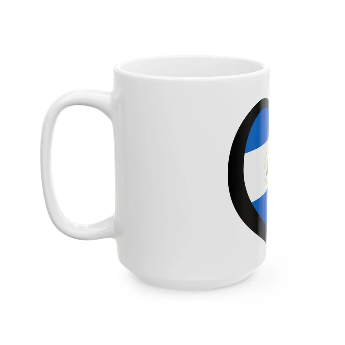 EuroNicaragua (Nicaragua) White Coffee Mug - Go Mug Yourself