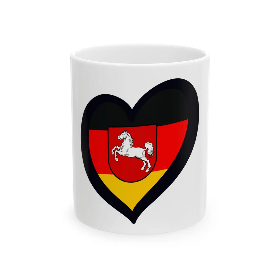EuroNiedersachsen (Germany) White Coffee Mug 11oz - Go Mug Yourself