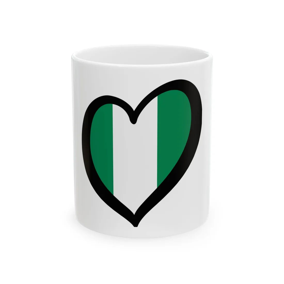 EuroNigeria (Niger) White Coffee Mug 11oz - Go Mug Yourself