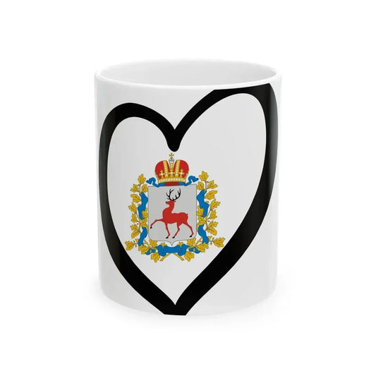 EuroNizhni Novgorod (Russia) White Coffee Mug 11oz - Go Mug Yourself