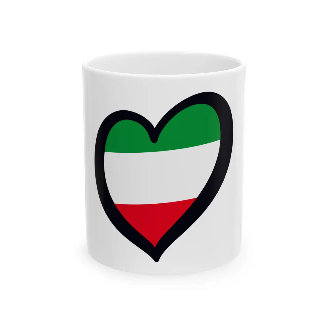EuroNordrhein-Westfalen (Germany) White Coffee Mug 11oz - Go Mug Yourself