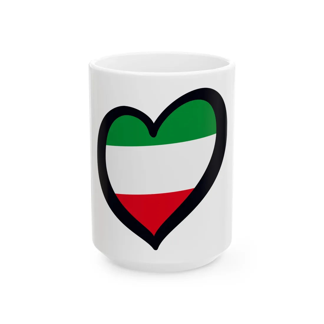EuroNordrhein-Westfalen (Germany) White Coffee Mug 15oz - Go Mug Yourself