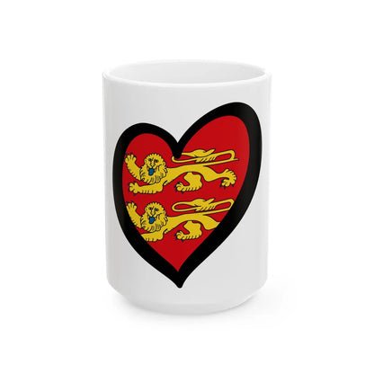 EuroNormandia (France) White Coffee Mug 15oz - Go Mug Yourself