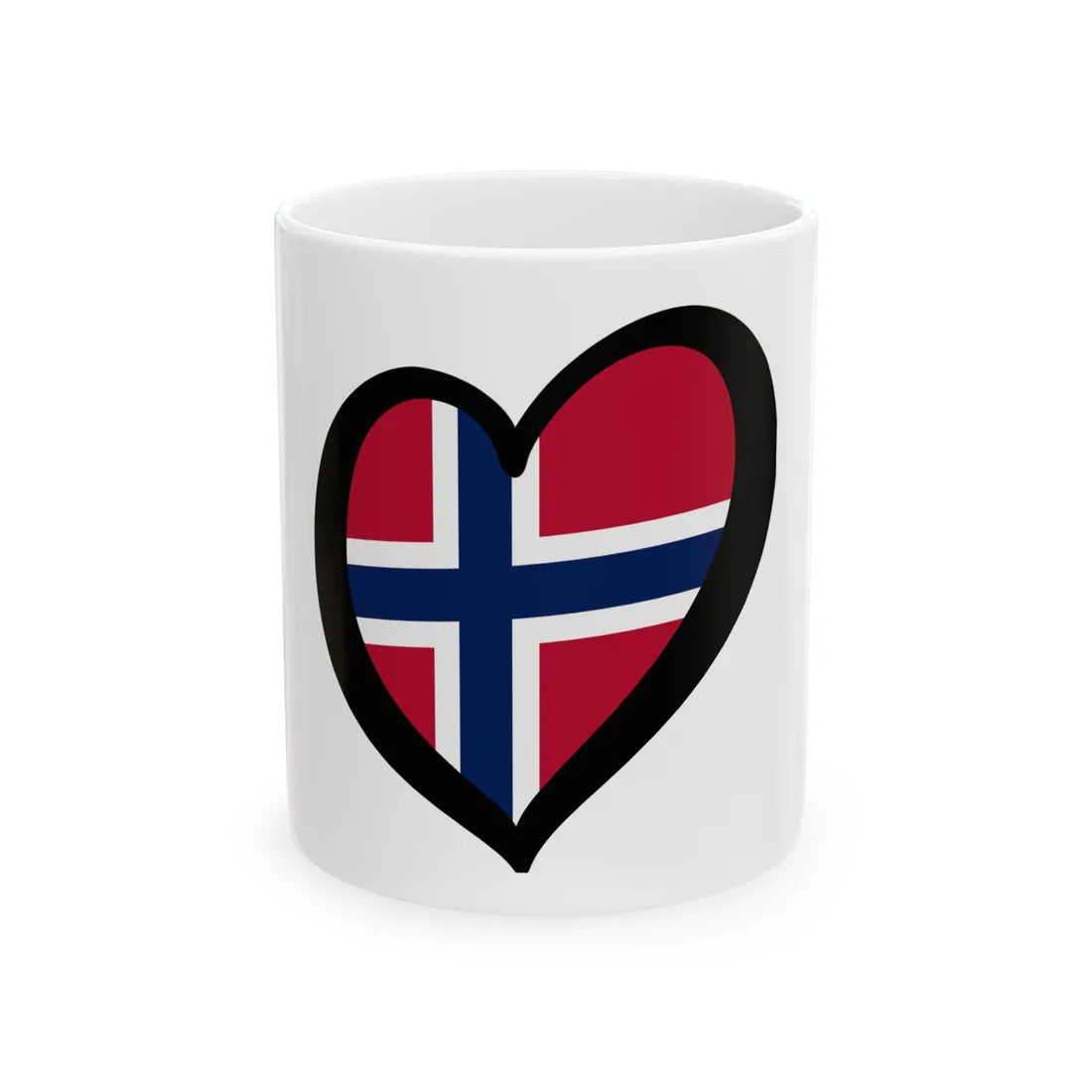 EuroNoruega (Norway) White Coffee Mug 11oz - Go Mug Yourself