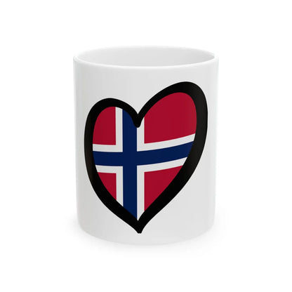 EuroNoruega (Norway) White Coffee Mug 11oz - Go Mug Yourself