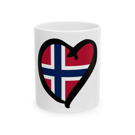 EuroNoruegaAnterior (Norway) White Coffee Mug 11oz - Go Mug Yourself