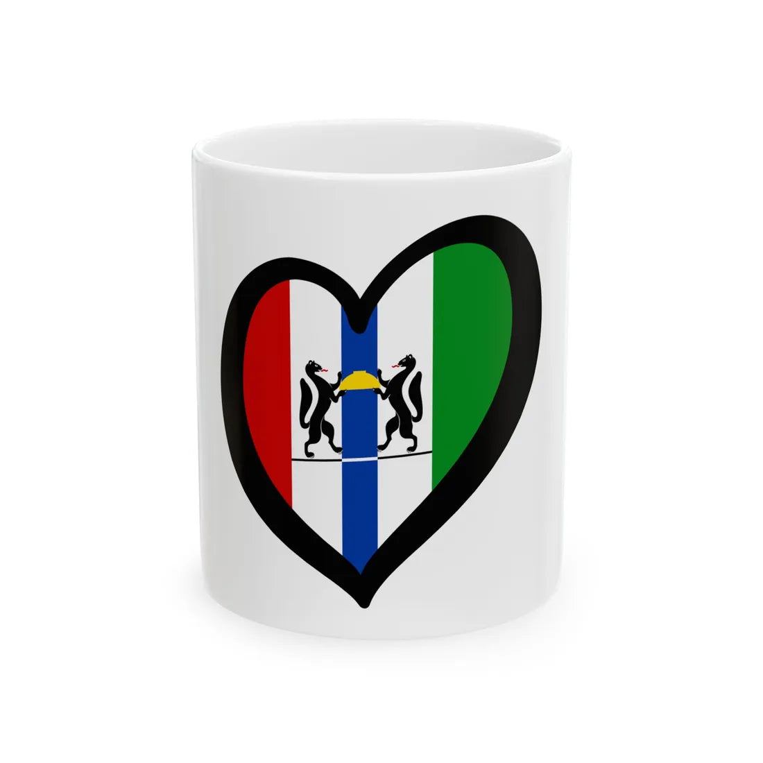 EuroNovosibirsk (Russia) White Coffee Mug 11oz - Go Mug Yourself
