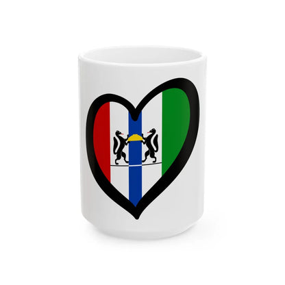 EuroNovosibirsk (Russia) White Coffee Mug 15oz - Go Mug Yourself