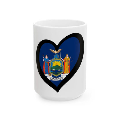 EuroNueva York (United States) White Coffee Mug 15oz - Go Mug Yourself