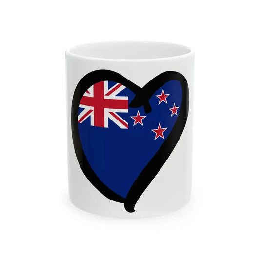 EuroNueva ZelandaAnterior (New Zealand) White Coffee Mug 11oz - Go Mug Yourself