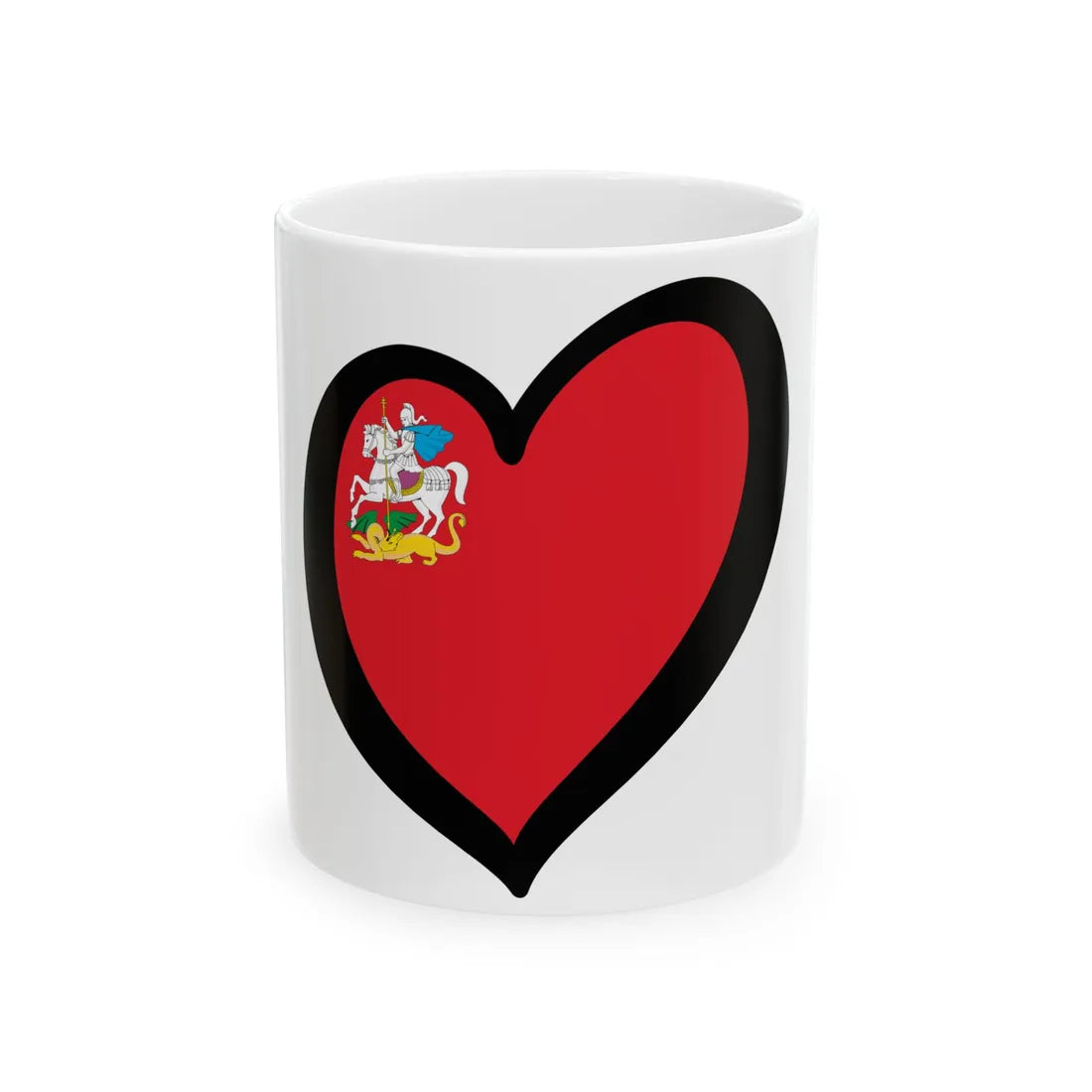 EuroOblast de Moscu (Russia) White Coffee Mug 11oz - Go Mug Yourself