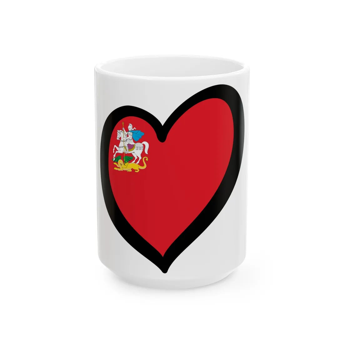 EuroOblast de Moscu (Russia) White Coffee Mug 15oz - Go Mug Yourself
