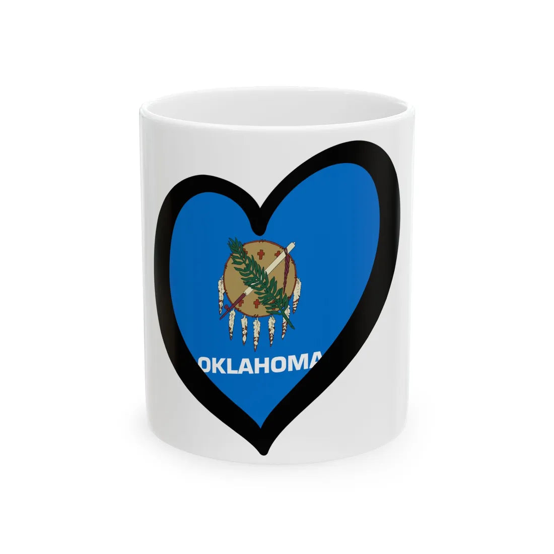 EuroOklahoma (United States) White Coffee Mug 11oz - Go Mug Yourself
