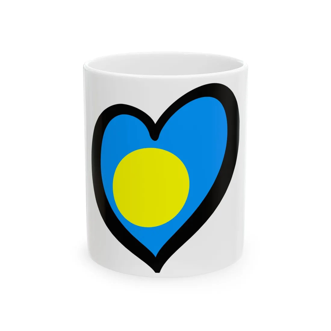 EuroPalau (Palau) White Coffee Mug 11oz - Go Mug Yourself