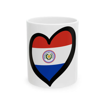 EuroParaguay 1842-1990 (Paraguay) White Coffee Mug 11oz - Go Mug Yourself