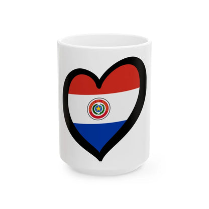 EuroParaguay 1990-2013 (Paraguay) White Coffee Mug 15oz - Go Mug Yourself
