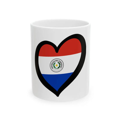 EuroParaguay (Paraguay) White Coffee Mug 11oz - Go Mug Yourself
