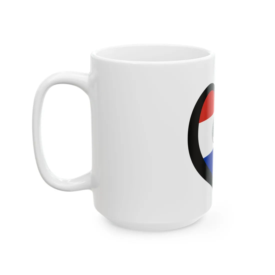 EuroParaguay (Paraguay) White Coffee Mug - Go Mug Yourself