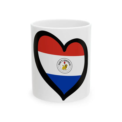 EuroParaguay reverso (Paraguay) White Coffee Mug 11oz - Go Mug Yourself