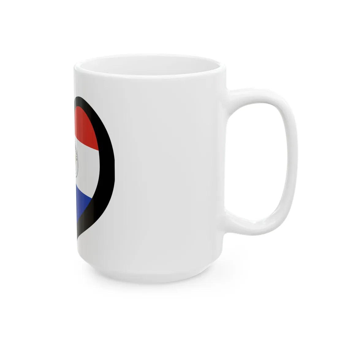EuroParaguay reverso (Paraguay) White Coffee Mug - Go Mug Yourself