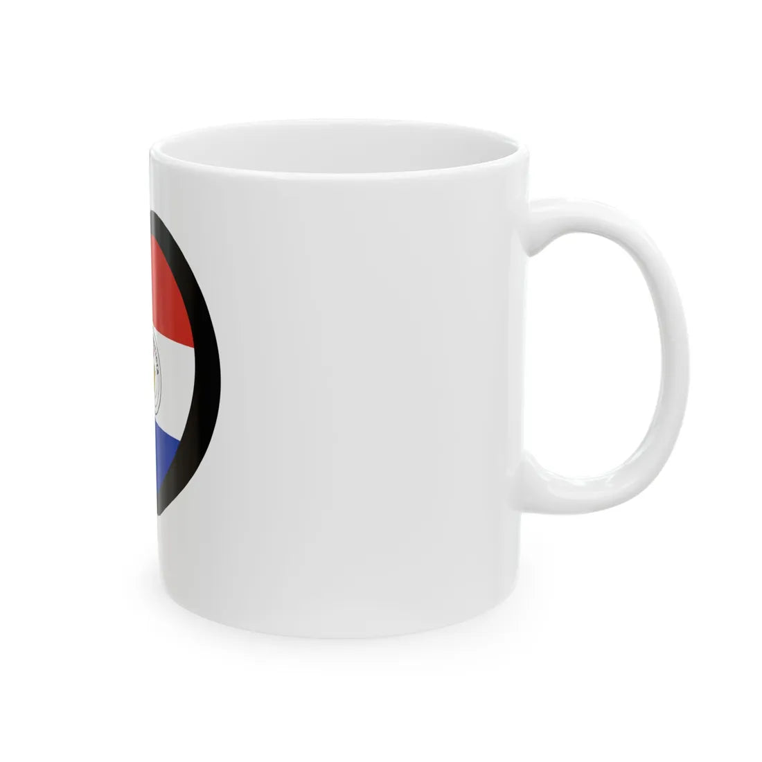EuroParaguayAnterior reverso (Paraguay) White Coffee Mug - Go Mug Yourself