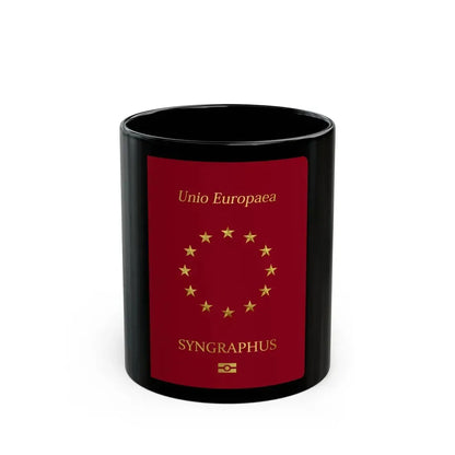 Europass - Black Coffee Mug 11oz - Go Mug Yourself