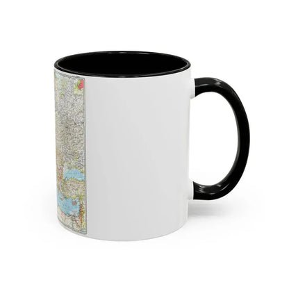Europe (1957) (Map) Accent Coffee Mug - Go Mug Yourself