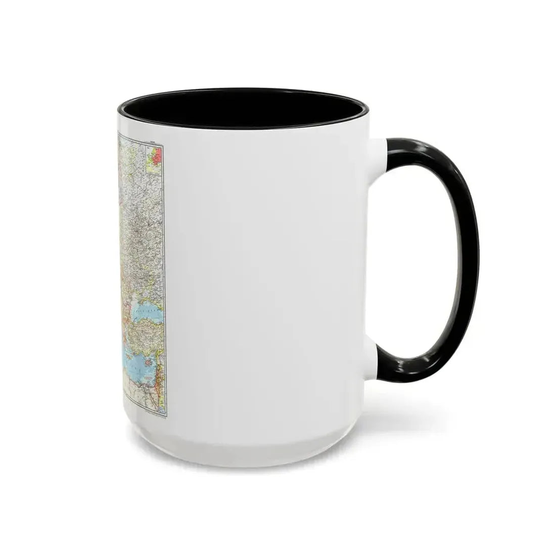 Europe (1957) (Map) Accent Coffee Mug - Go Mug Yourself