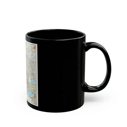 Europe (1957) (Map) Black Coffee Mug - Go Mug Yourself