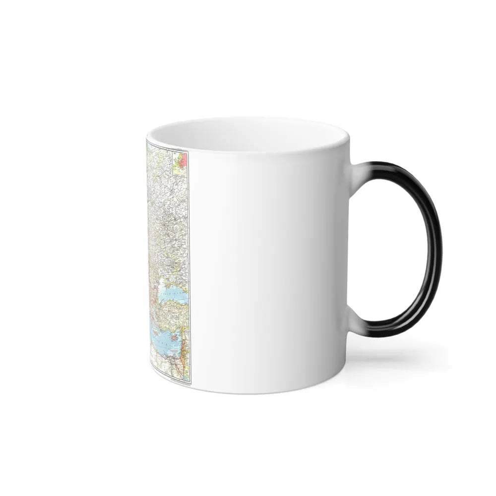 Europe (1957) (Map) Color Changing Mug 11oz-Go Mug Yourself