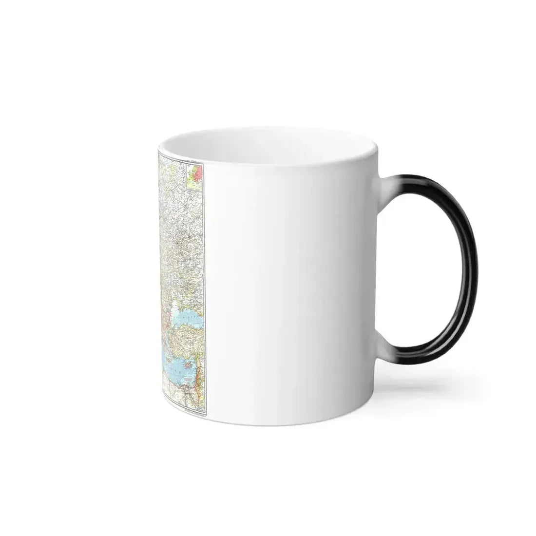 Europe (1957) (Map) Color Changing Mug 11oz - Go Mug Yourself