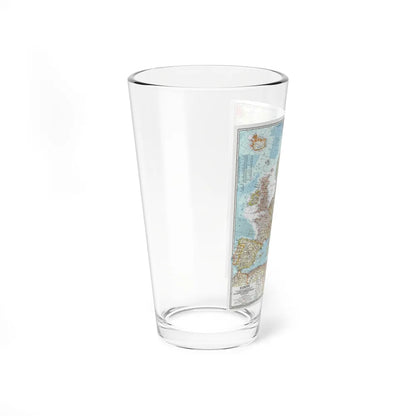 Europe (1957) (Map) Pint Glass 16oz-Go Mug Yourself