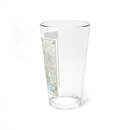 Europe (1957) (Map) Pint Glass 16oz-Go Mug Yourself