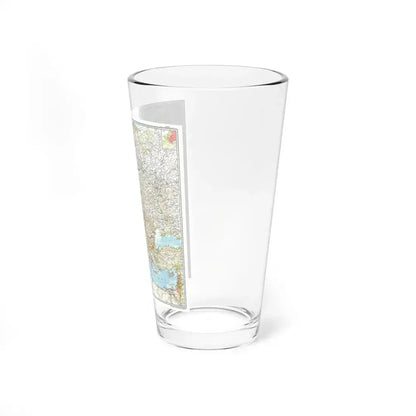 Europe (1957) (Map) Pint Glass 16oz - Go Mug Yourself