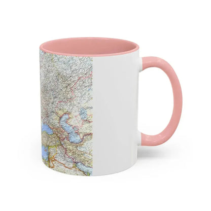 Europe (1962) (Map) Accent Coffee Mug - Go Mug Yourself