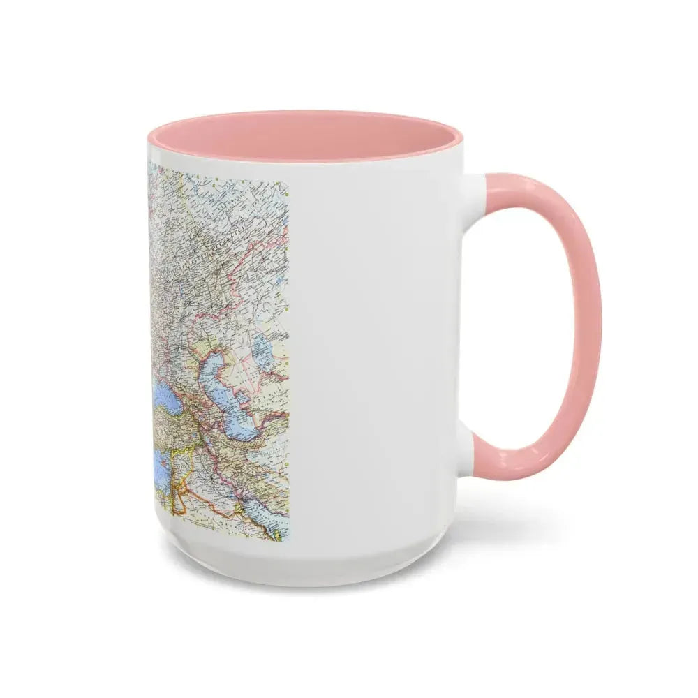 Europe (1962) (Map) Accent Coffee Mug - Go Mug Yourself