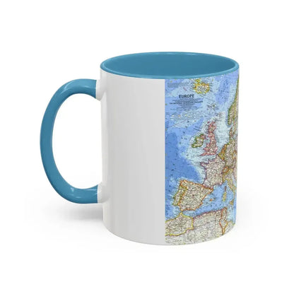 Europe (1962) (Map) Accent Coffee Mug - Go Mug Yourself