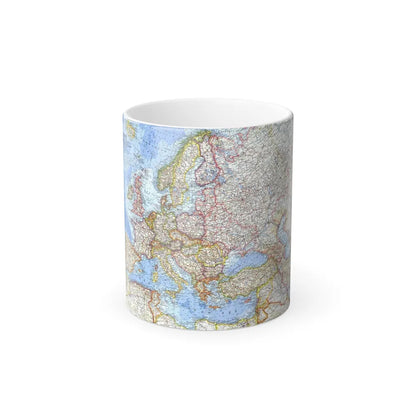 Europe (1962) (Map) Color Changing Mug 11oz-11oz-Go Mug Yourself