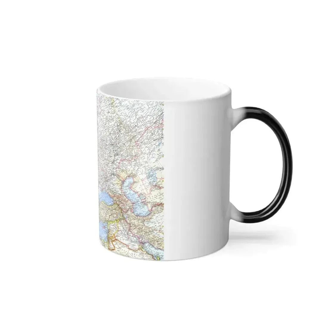 Europe (1962) (Map) Color Changing Mug 11oz - Go Mug Yourself