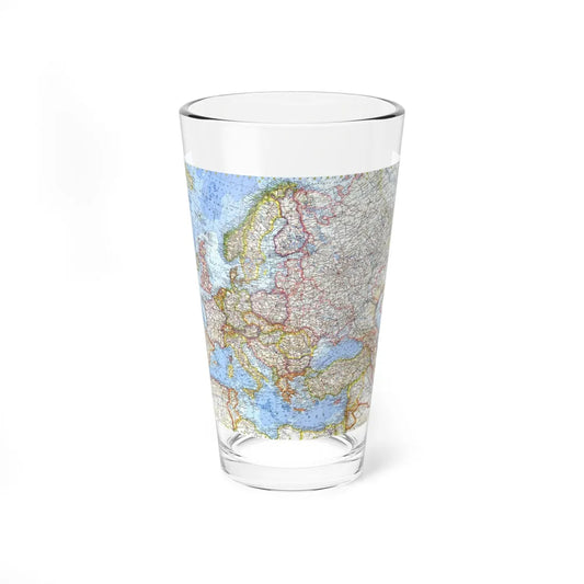 Europe (1962) (Map) Pint Glass 16oz-16oz-Go Mug Yourself