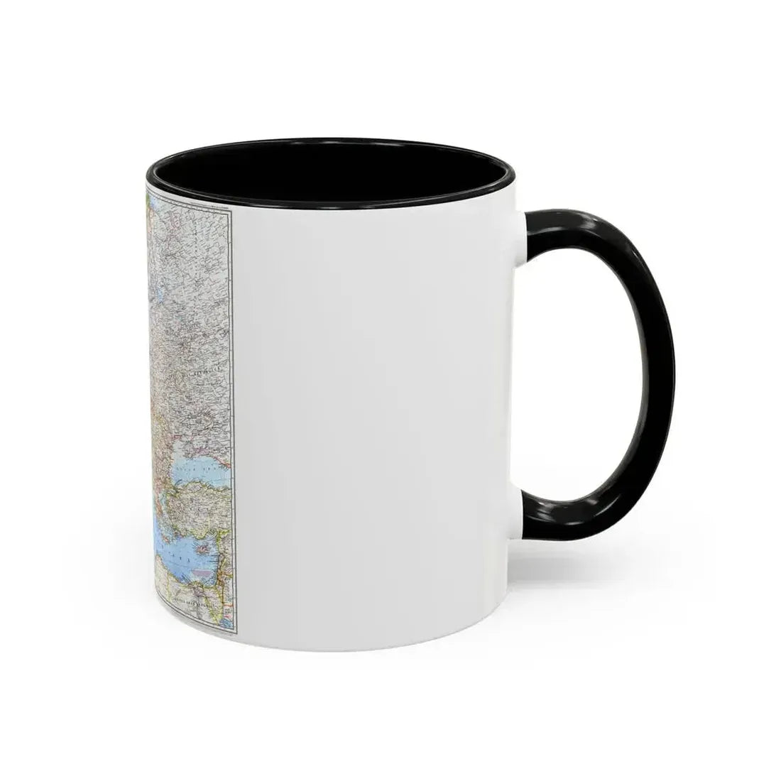 Europe (1969) (Map) Accent Coffee Mug - Go Mug Yourself