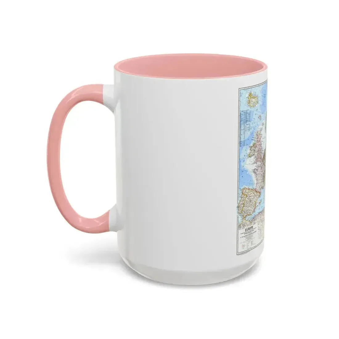Europe (1969) (Map) Accent Coffee Mug - Go Mug Yourself