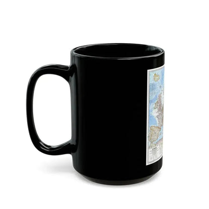 Europe (1969) (Map) Black Coffee Mug - Go Mug Yourself