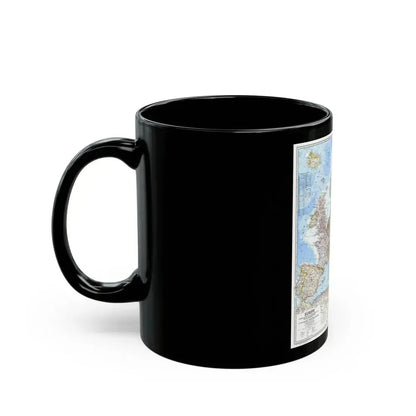 Europe (1969) (Map) Black Coffee Mug - Go Mug Yourself