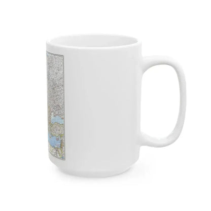 Europe (1969) (Map) White Coffee Mug - Go Mug Yourself