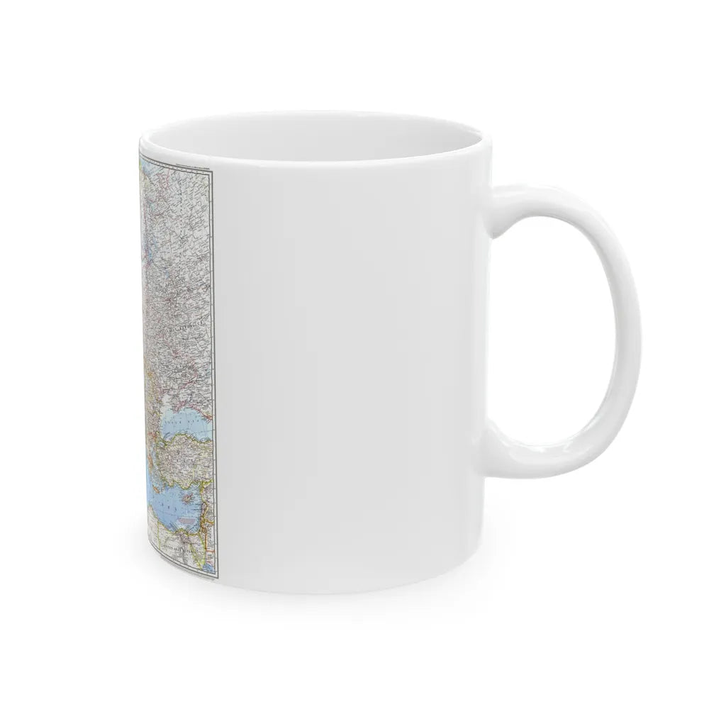 Europe (1969) (Map) White Coffee Mug-Go Mug Yourself