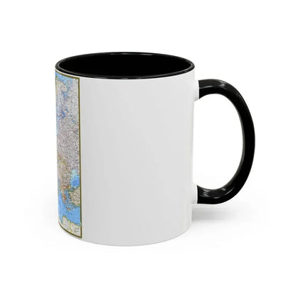 Europe (1977) (Map) Accent Coffee Mug - Go Mug Yourself