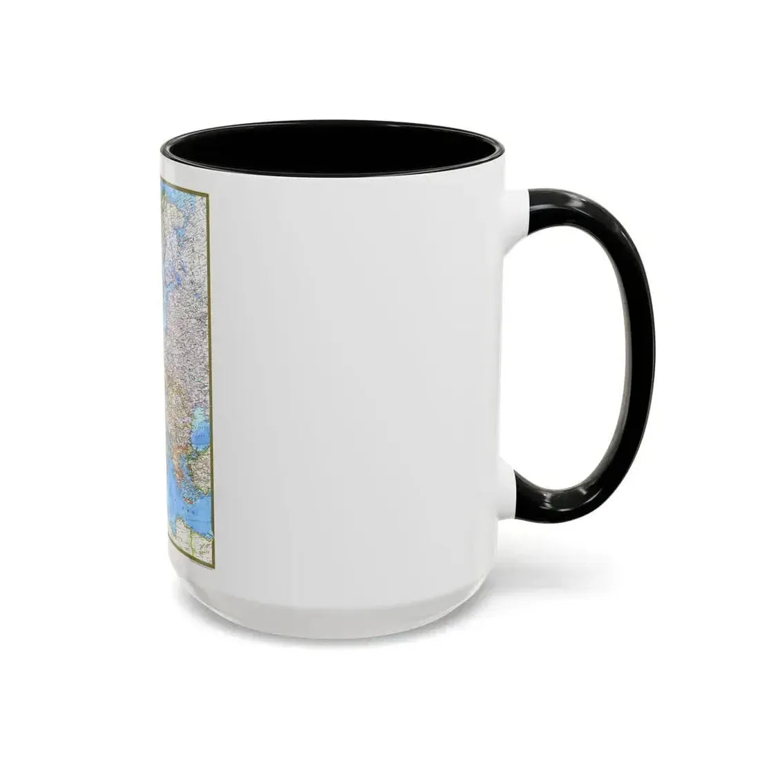 Europe (1977) (Map) Accent Coffee Mug - Go Mug Yourself