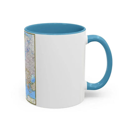 Europe (1977) (Map) Accent Coffee Mug - Go Mug Yourself