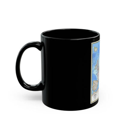 Europe (1977) (Map) Black Coffee Mug-Go Mug Yourself